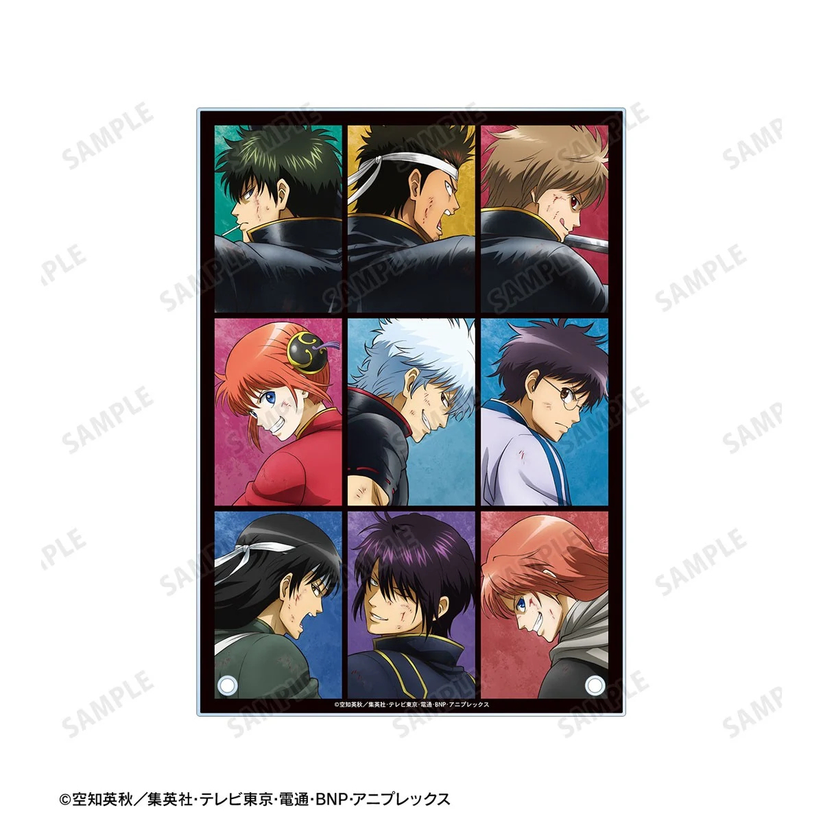 [Pre-order] "Gintama" Original Illustration Group Tatakau Senaka Ver. Vol. 2 A5 Acrylic Panel